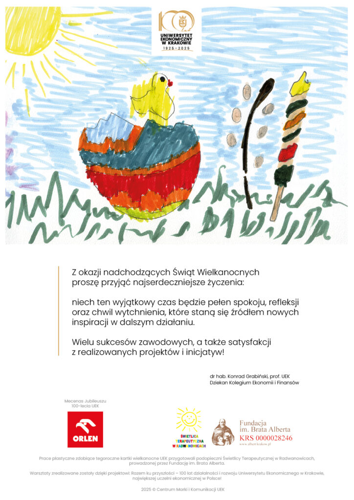 Życzenia od Dziekana Kolegium Ekonomii i Finansów